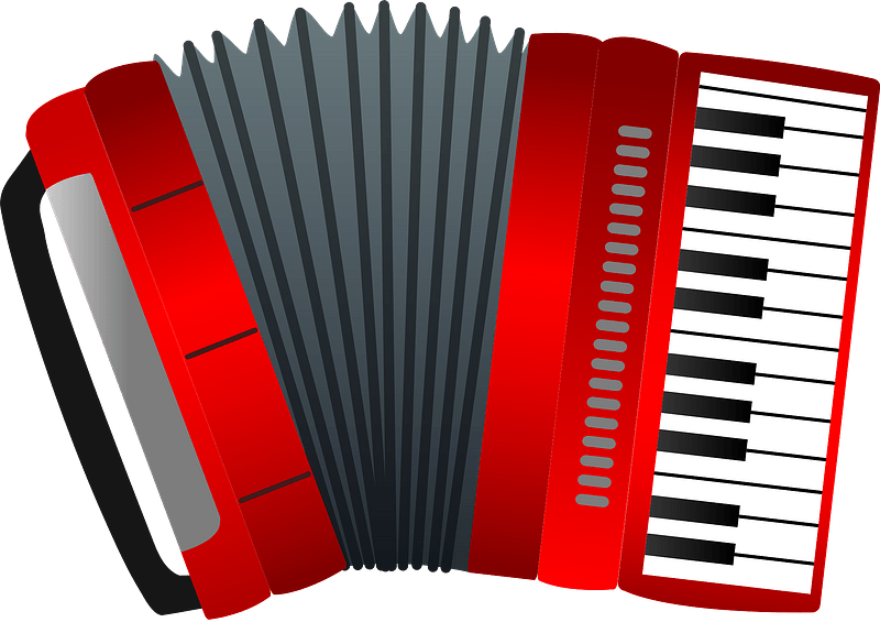 Sousaphone Jazz Folded Banjo Red PNG