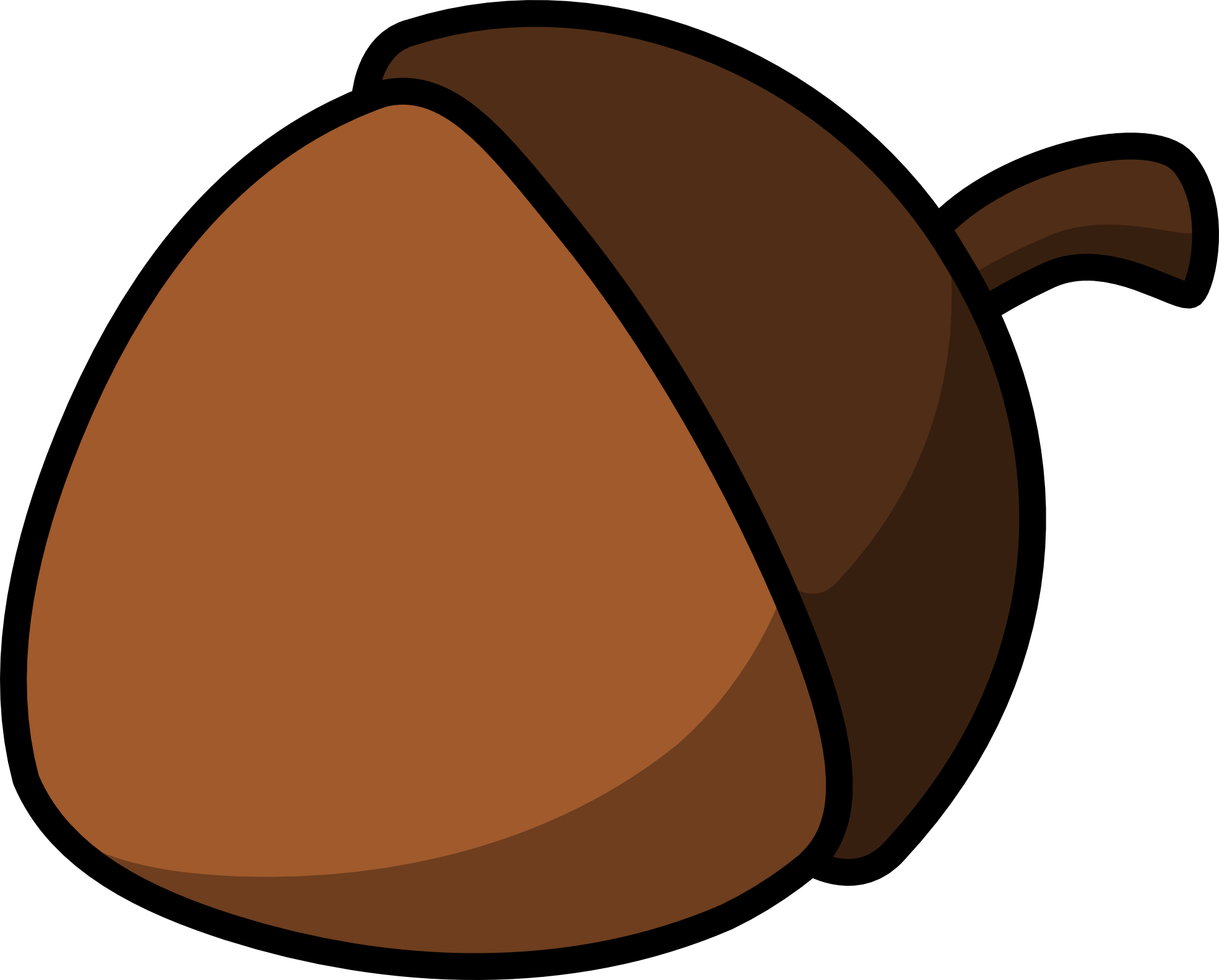 Hollyhock Acorn Earwig Vector Vine PNG