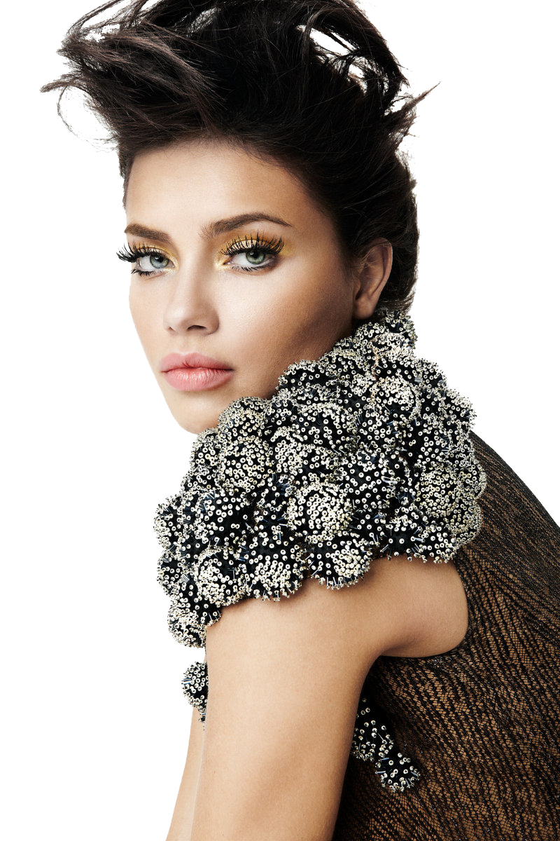 Happy Adriana Lima Candle Clouds PNG