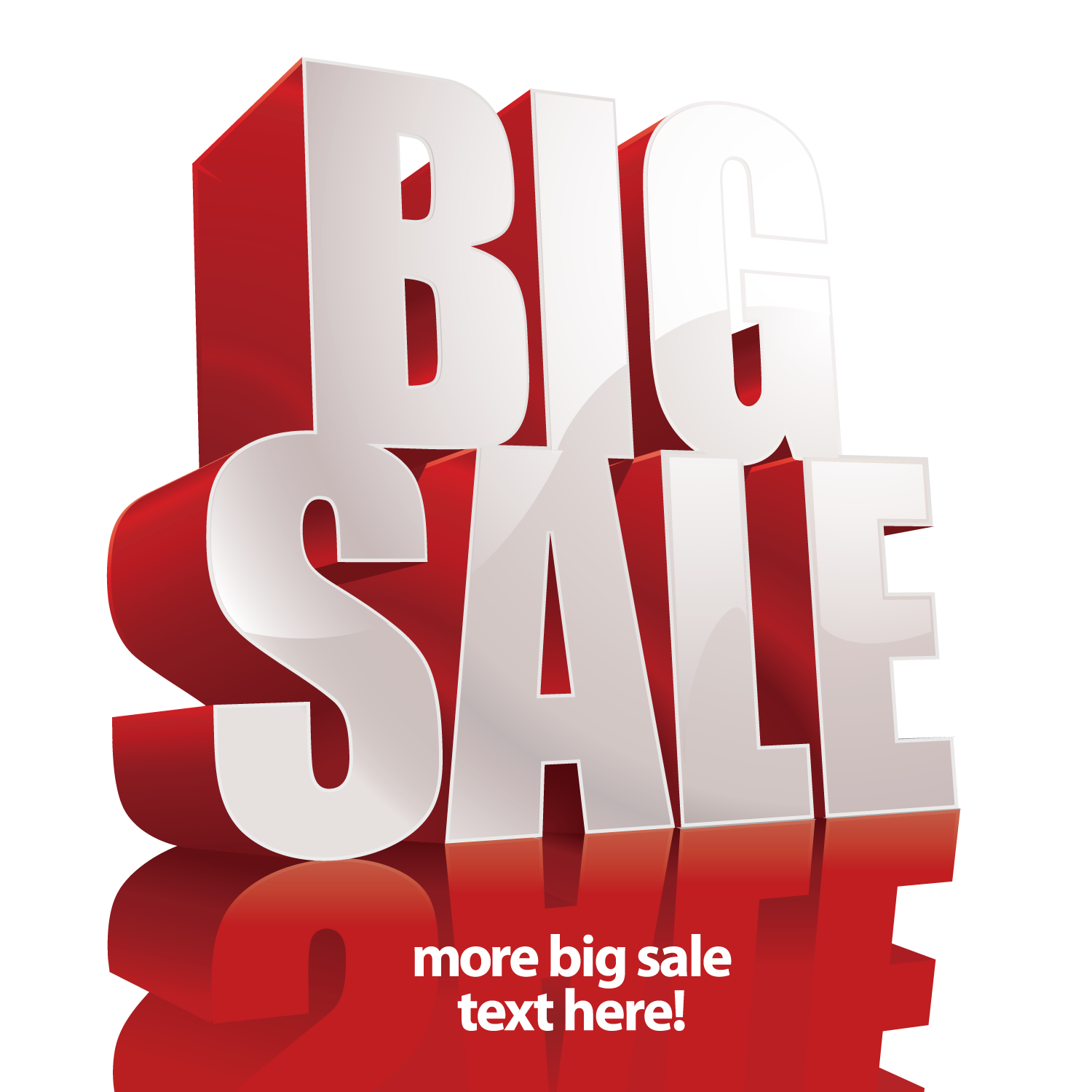 Brand Red Sale Label Banner PNG
