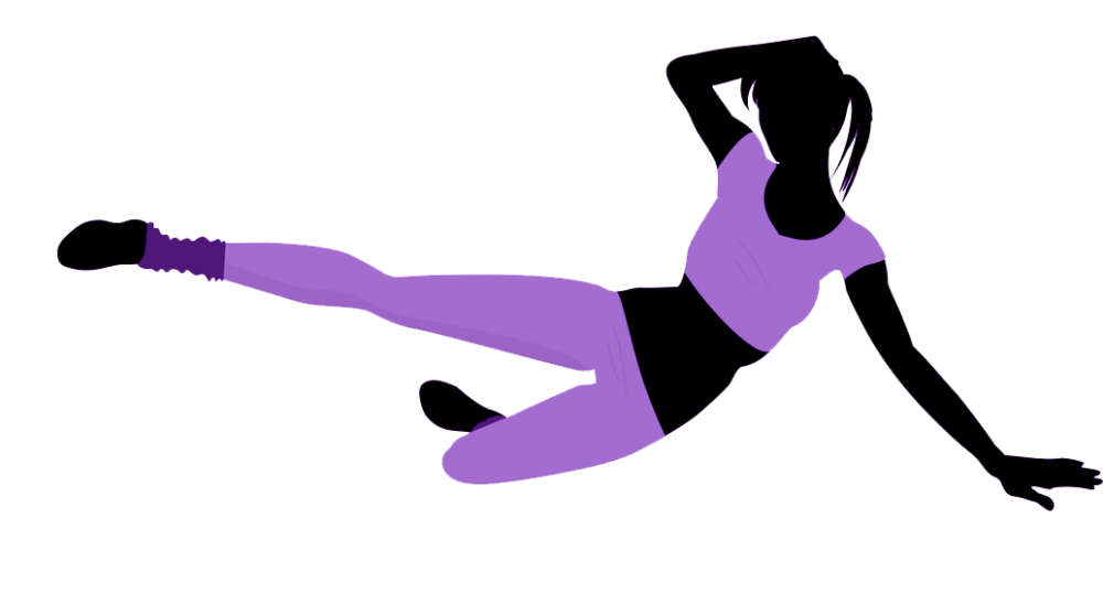 Cardio Crochet Vector Barre Exercise PNG