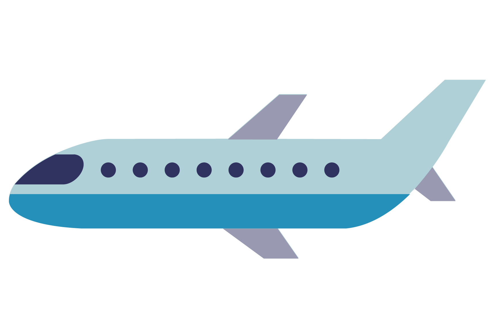 Plane Wing Airbus Jets Animation PNG
