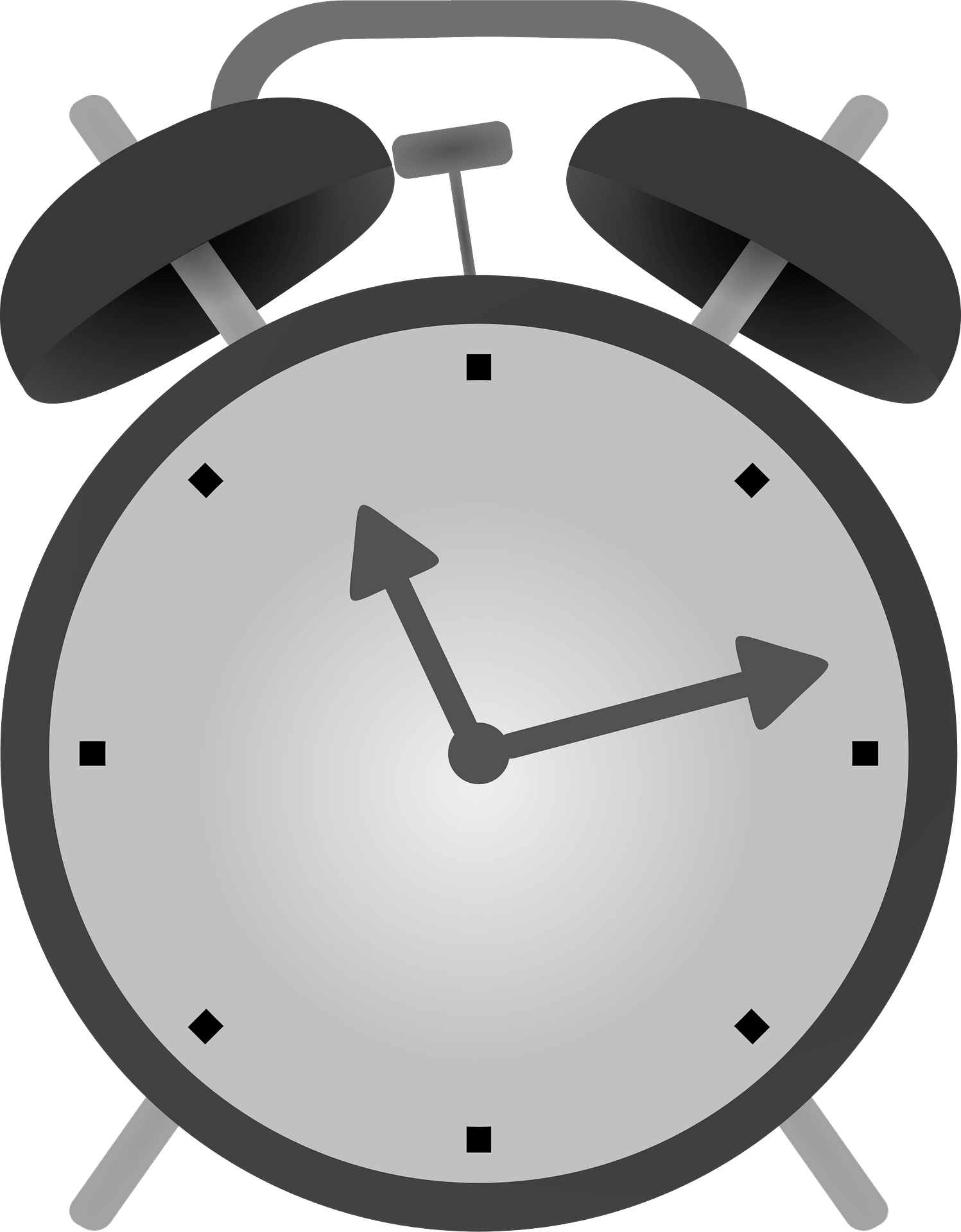 Clock Beep Panic Alarm Charm PNG