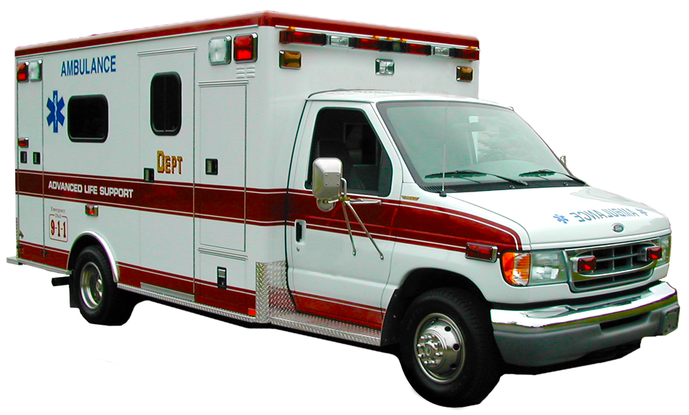 Ambulance Stretcher Trauma Polyclinic Minibus PNG