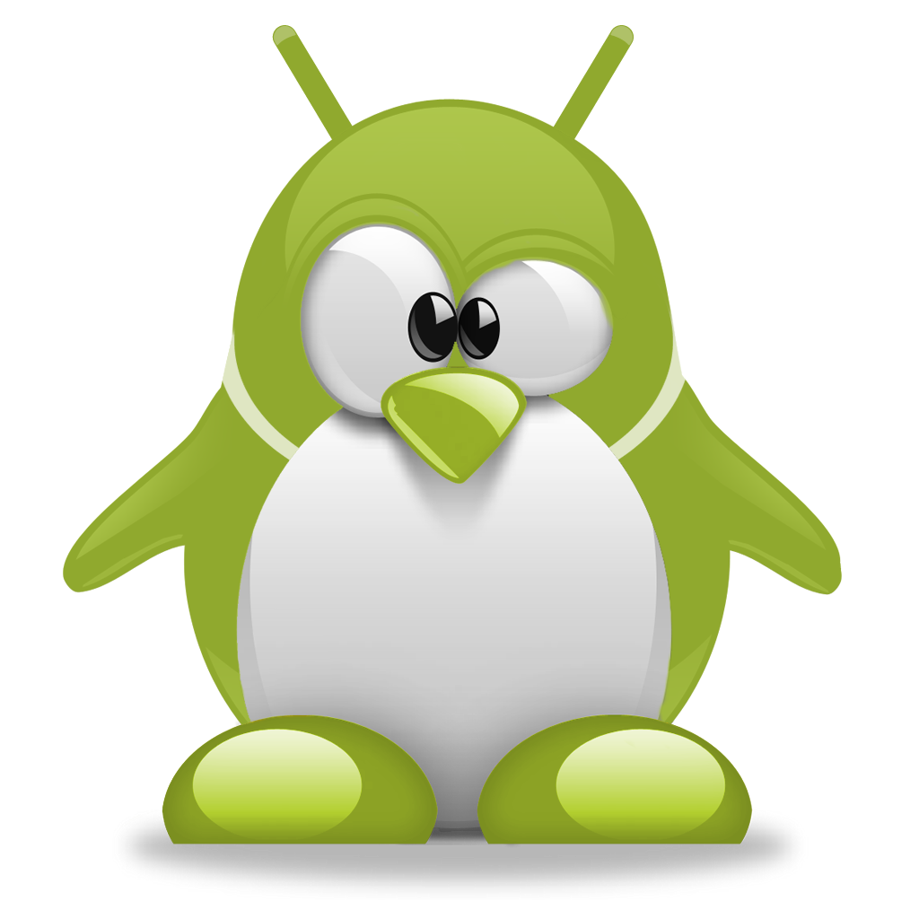 Android Tux Installation Green Handheld PNG