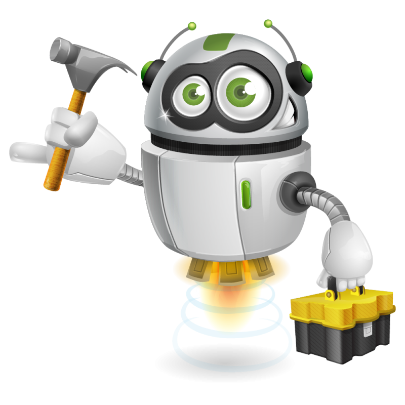 Binary Robotics Toy Option Robot PNG