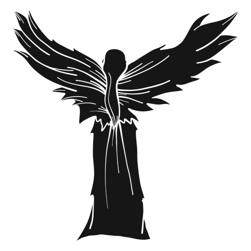 Bear Divine Angel Silhouette Heaven PNG