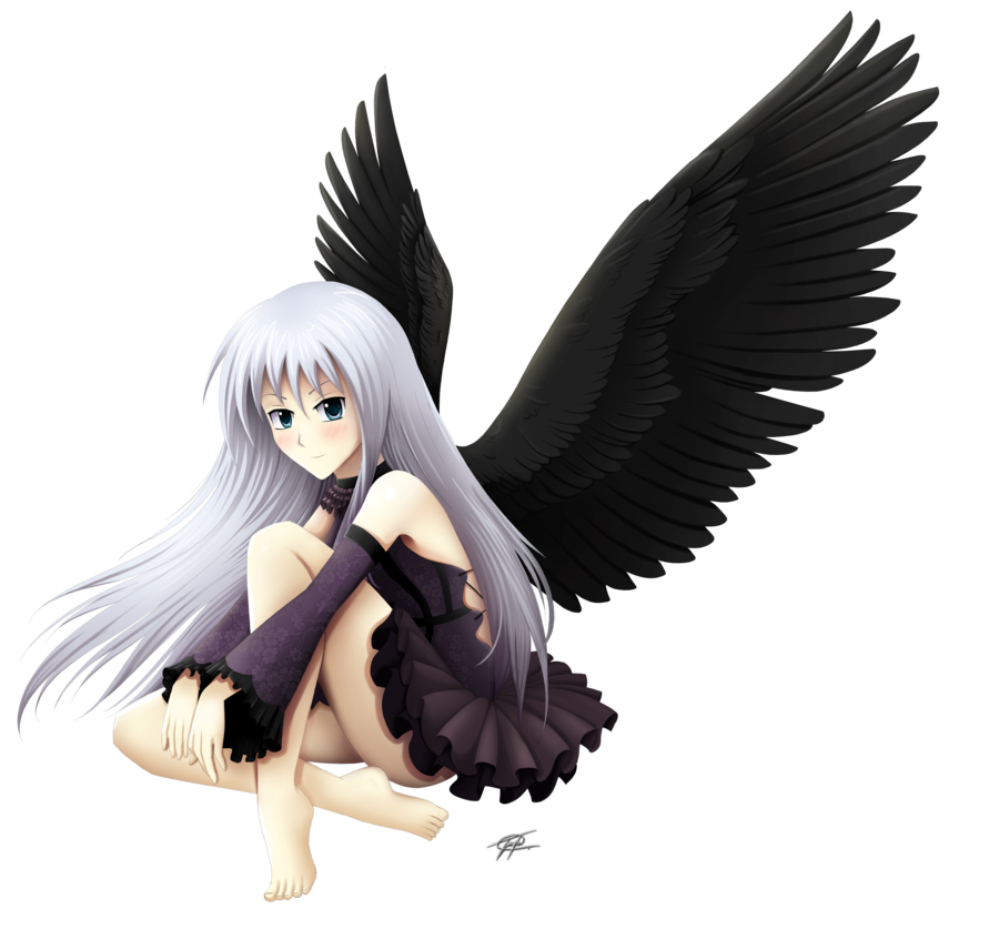 Angel Seraph Lamb Fantasy Backer PNG