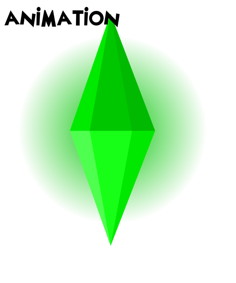 Sims Network Green Outdoor Triangle PNG