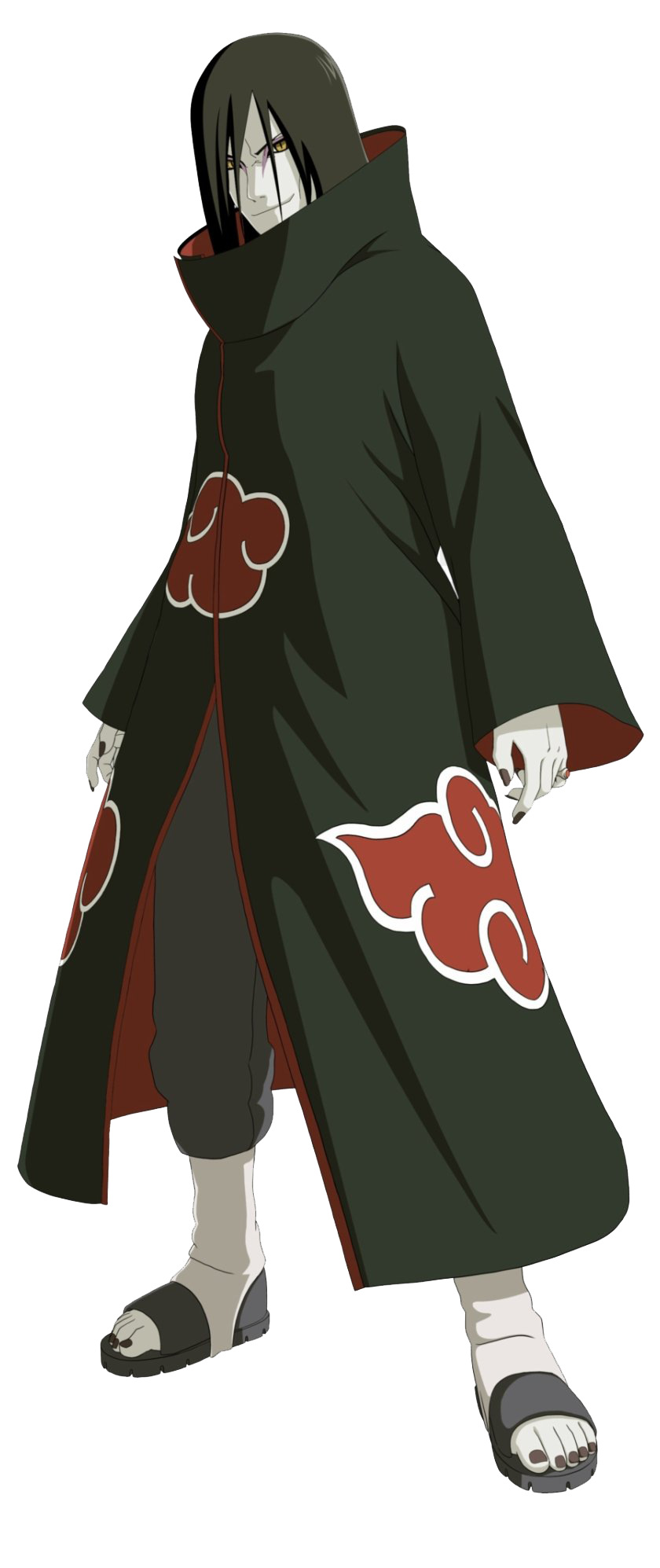 Superhero Akatsuki Naruto Characters Kanji PNG