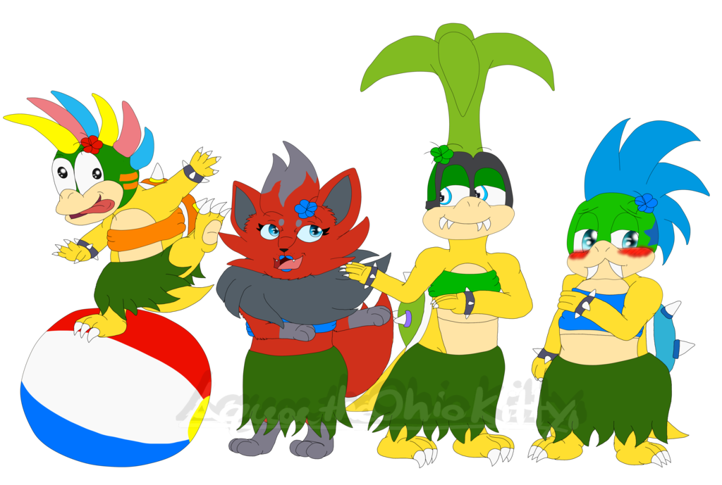 Koopalings Anime Ninja Cartoon PNG