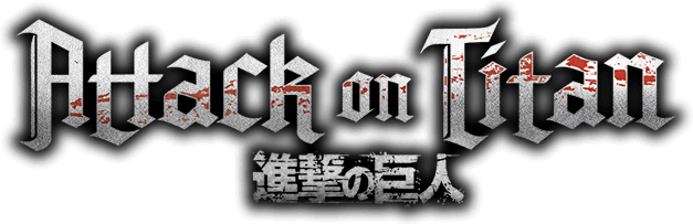 Titan Attack Cartoon Word Logo PNG