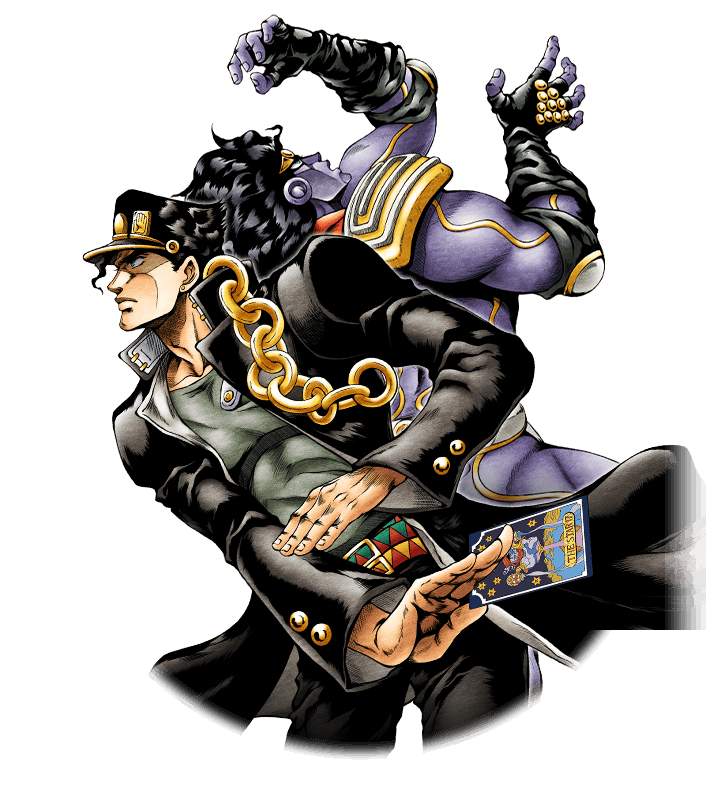 Tween Jotaro Kujo Arcade Comics PNG