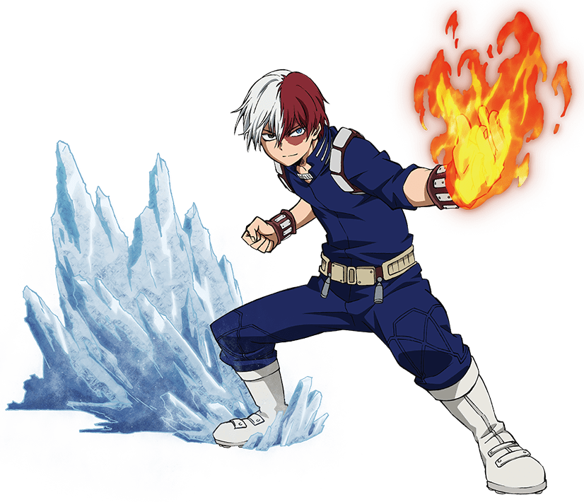 Todoroki Cartoon Cosplay Movies Kanji PNG