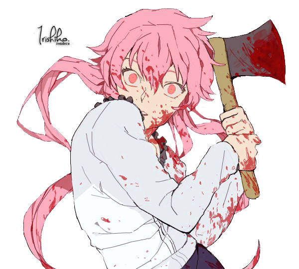 Yuno Gasai Cartoon Anime Female PNG