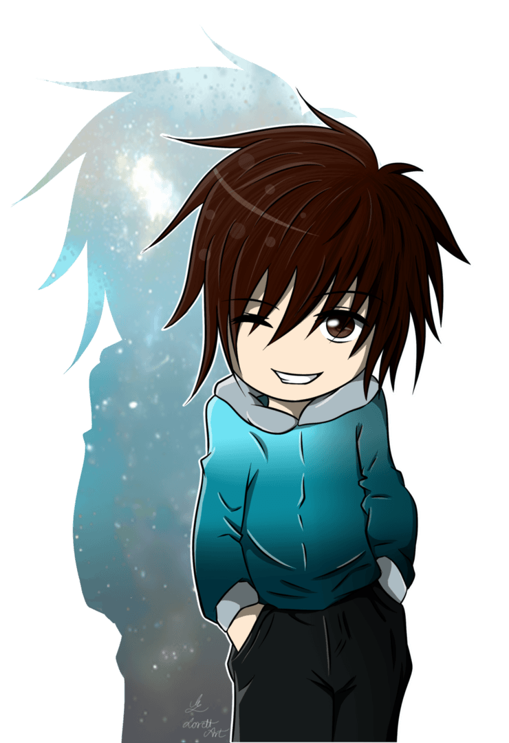 Superhero Chibi Boy Anime Indie PNG