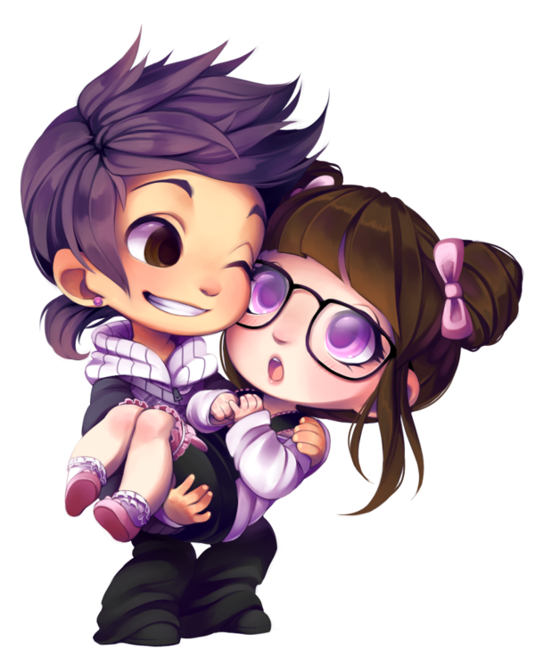 Couple Films Chibi Cartoon Indie PNG