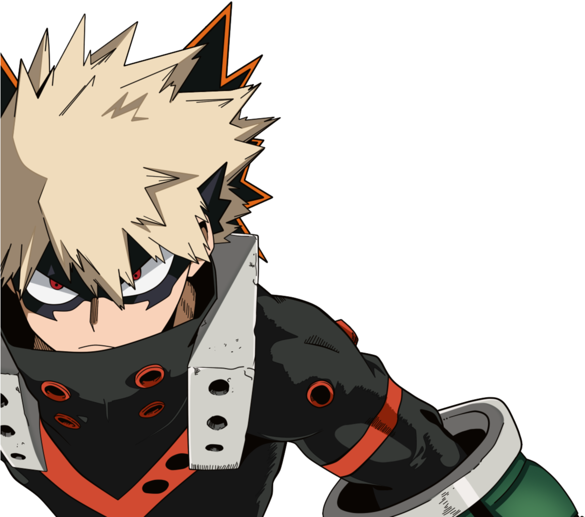 Samurai Katsuki Bakugo Cartoon Manga PNG