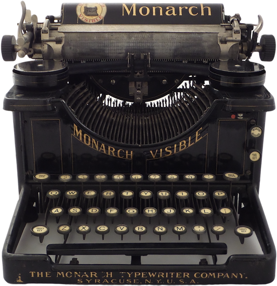 Outmoded Gaffer Antique Typewriter Seniority PNG