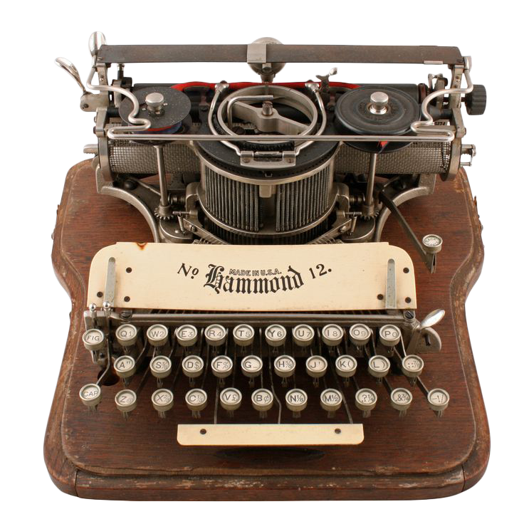 Objects Jewelry Ruin Typewriter Passe PNG