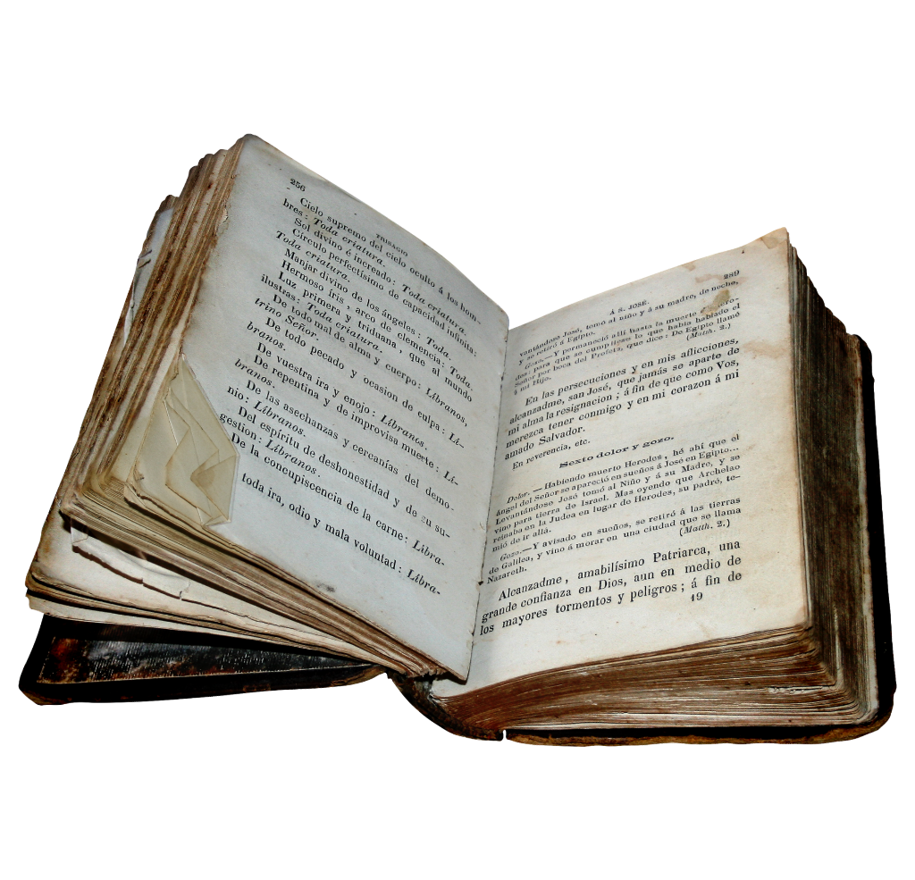 Antique Ancient Book Gaffer Objects PNG