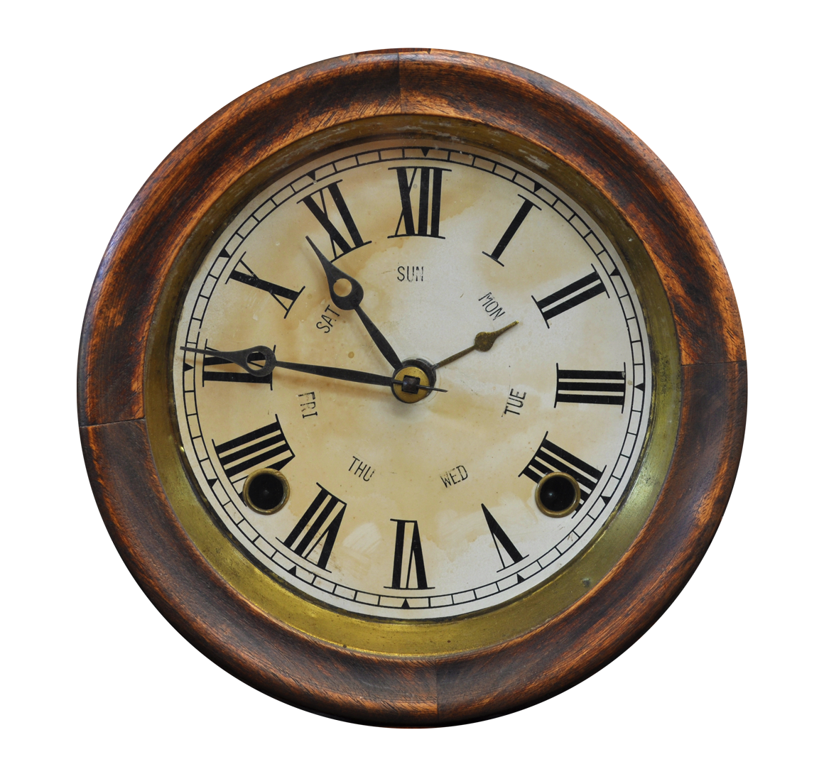 Ancient Antique Pottery Artifacts Clock PNG