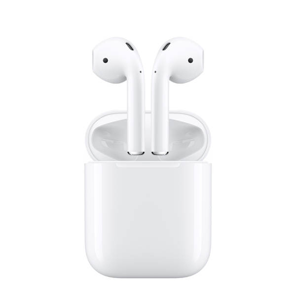 Tap White Apple Airpods PNG