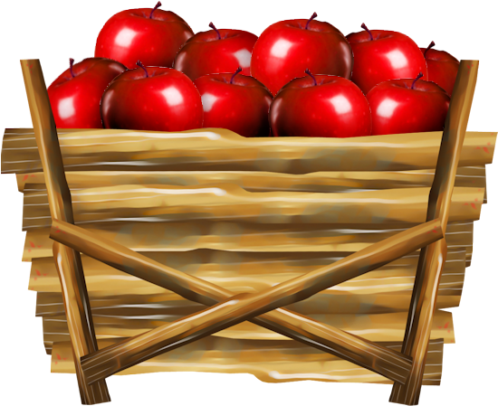 Watermelon Benefit Strudel Apple Basket PNG