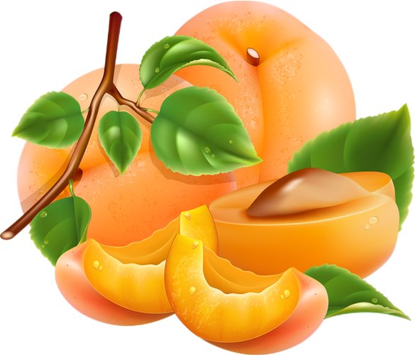Pimentos Raspberry Fruits Peach Apricot PNG