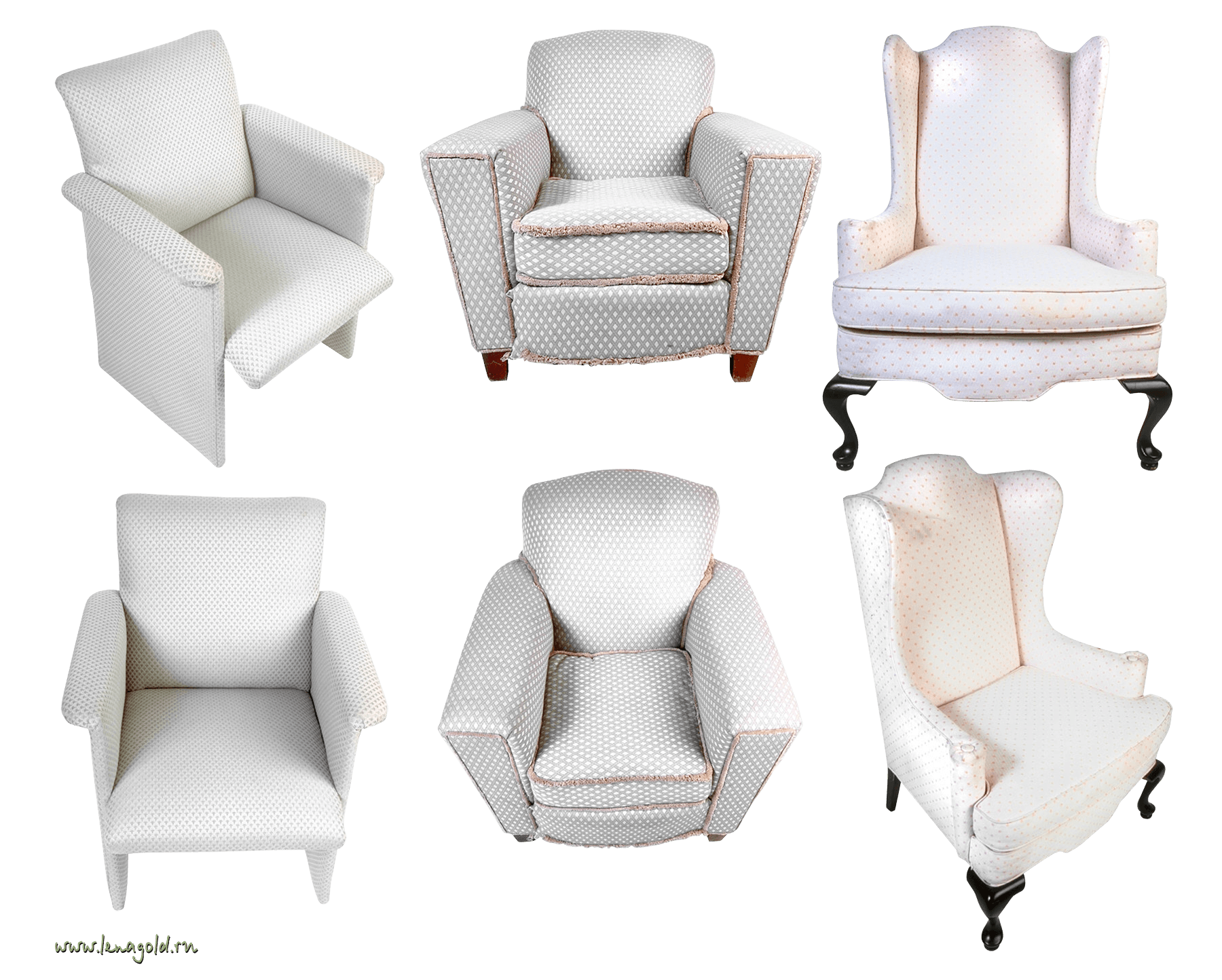 Hammock Recliner Seat White Footstool PNG