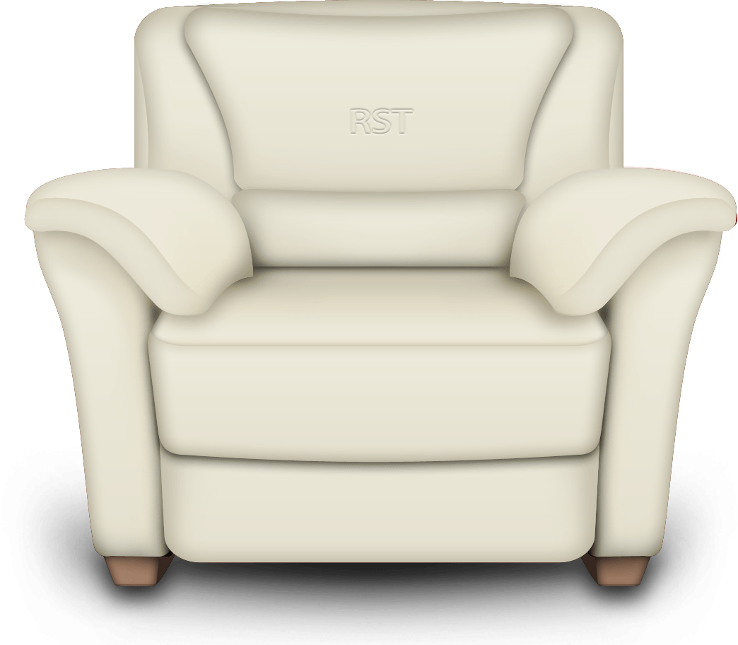 Solo Chesterfield Chaise White Wheelchair PNG