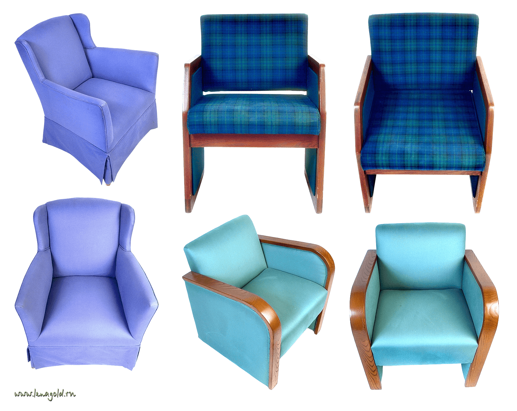 Armchair Recliner Couch Colorful Sofa PNG