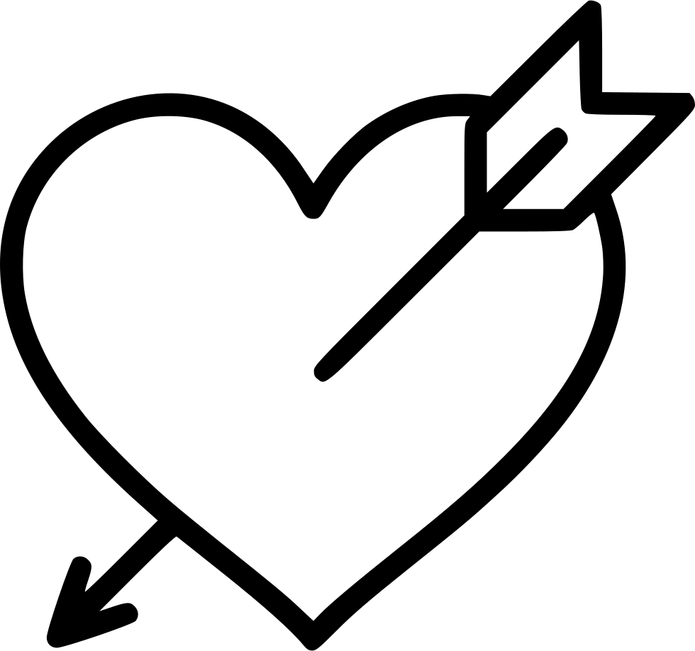 Quality Arrow Button Heart Objects PNG