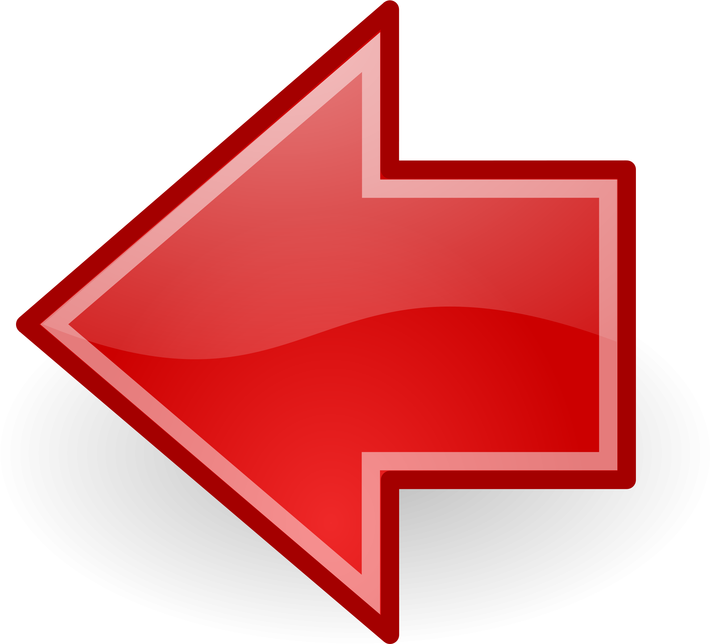 Red Left Objects Rocket Harpoon PNG