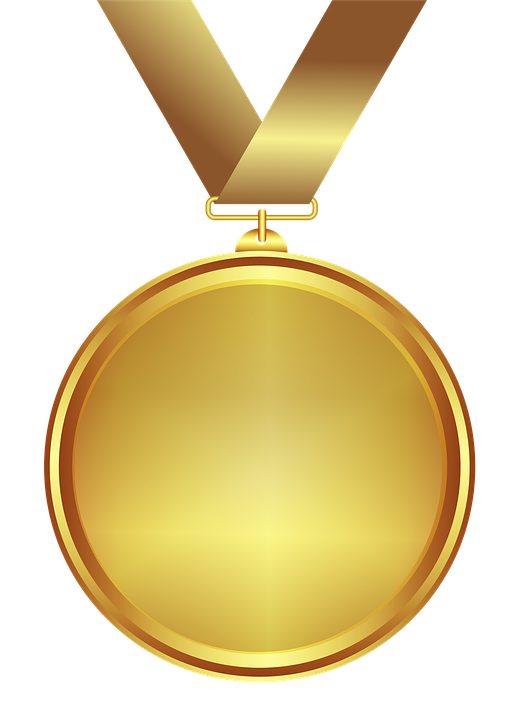 Gold Vegetation Peach Medal Factitious PNG