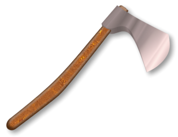 Helve Objects Fire Blade Cleaver PNG