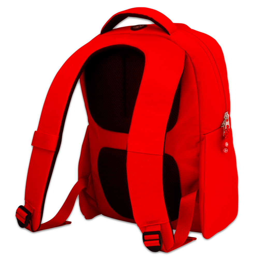 Red Sac Backpack Glamorous Knapsack PNG