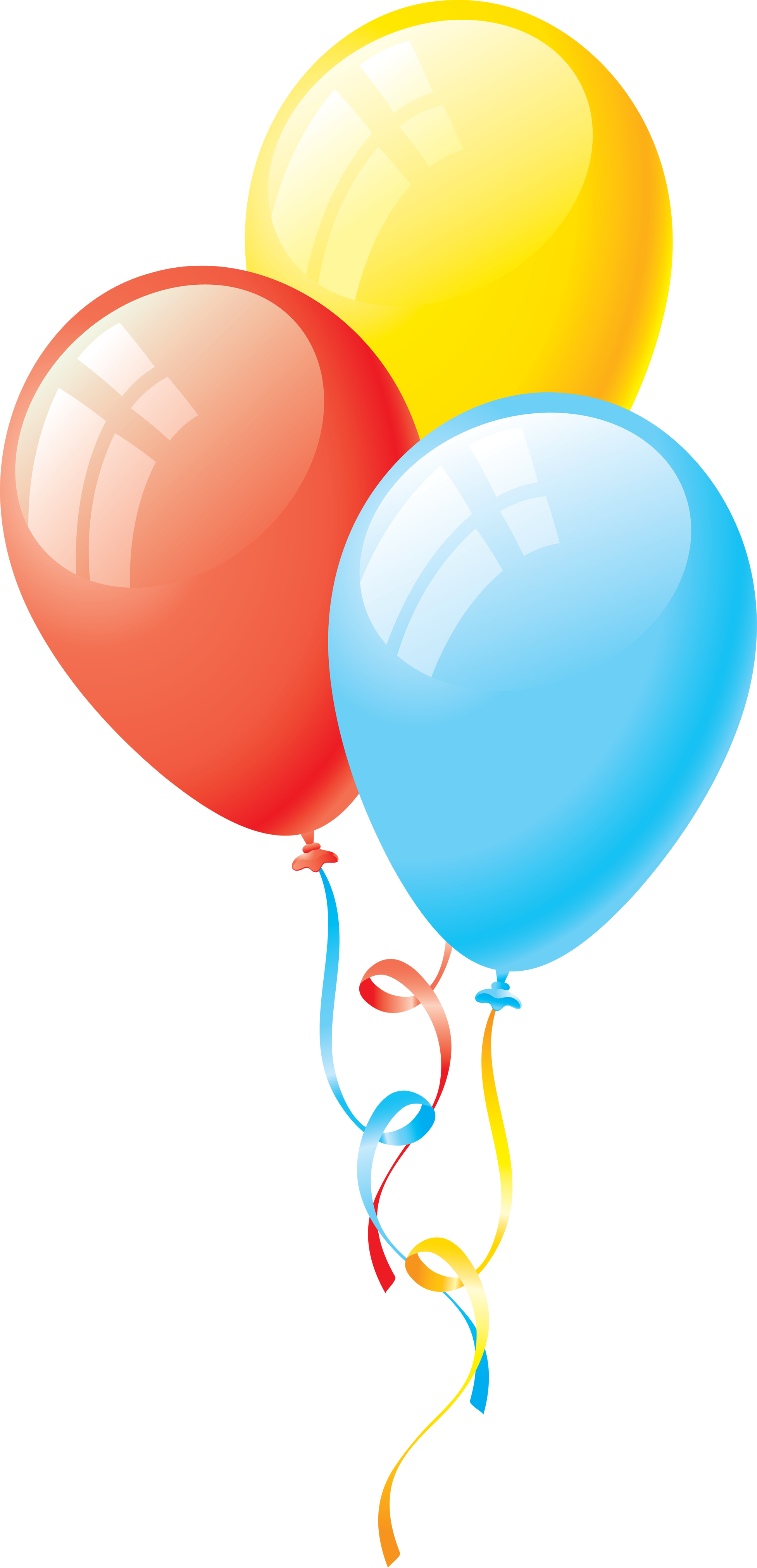 Windsock Balloon Flask Glossy Birthday PNG