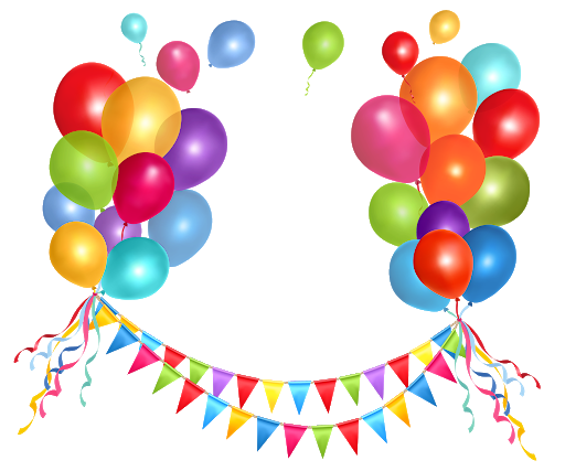 Snap Hanging Birthday Balloon Party PNG