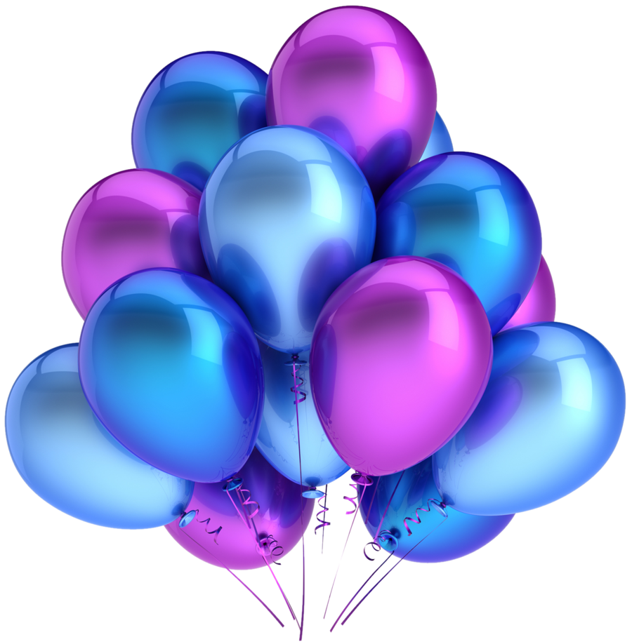 Leis Balloons Ribbons Streamers Decorations PNG