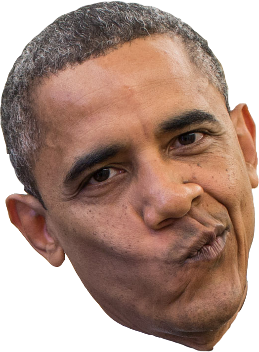 Funny Obama Face Barack People PNG