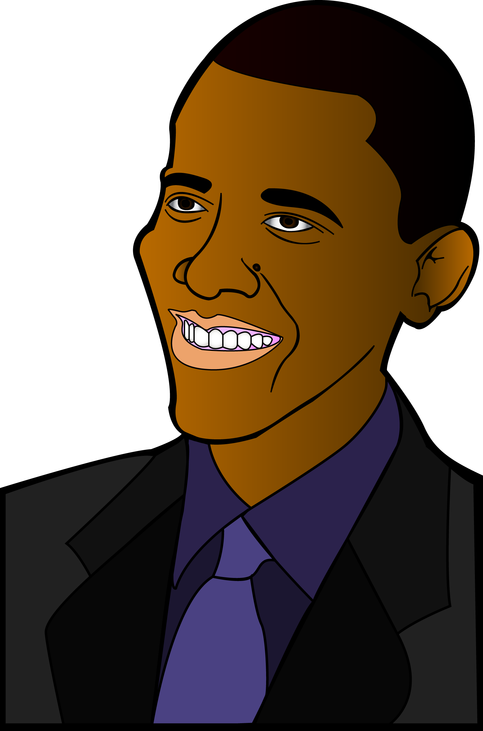 People Face Vector Barack Obama PNG