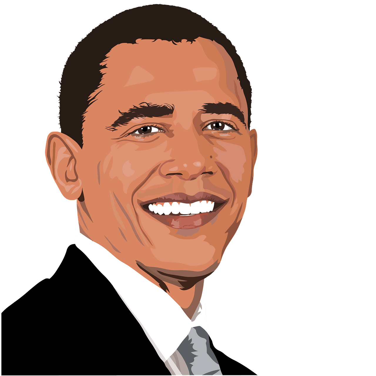 Face High People Vector Barack PNG