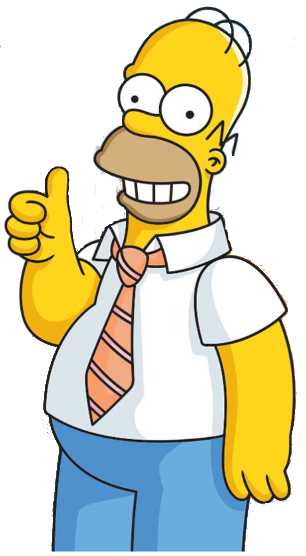 Marge Youtube Simpsons: Yellow Homer PNG