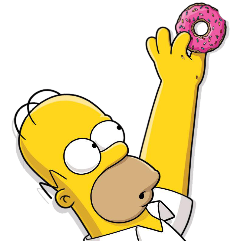 Plant Simpson Homer Yellow Bart PNG