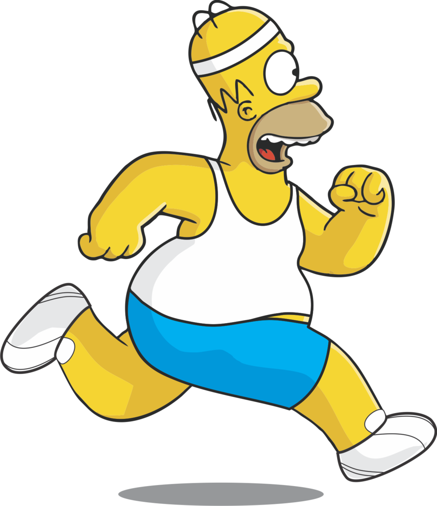 Recreation Simpson Homer Bart Beak PNG