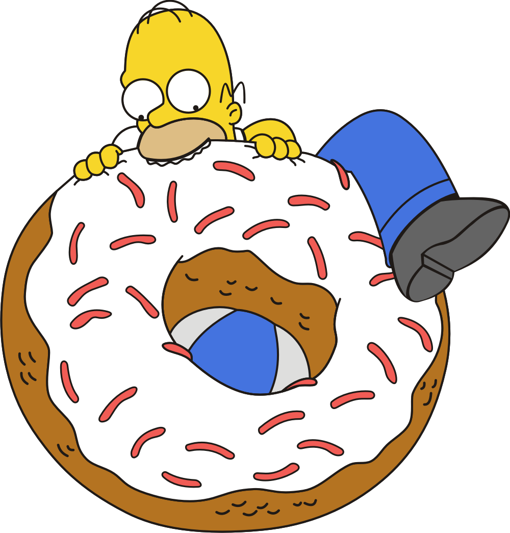 Cuisine Product Bart Donuts Homer PNG