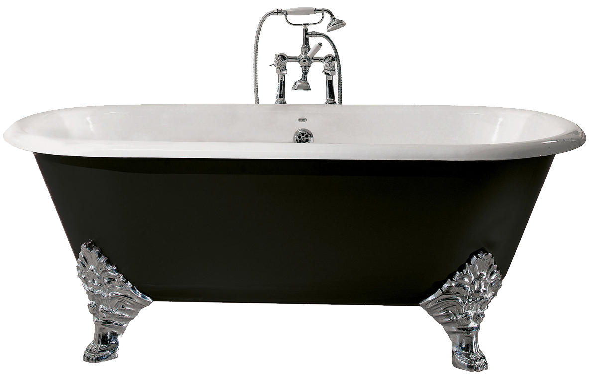 Toddler Commode Fireplace Bathtub Black PNG