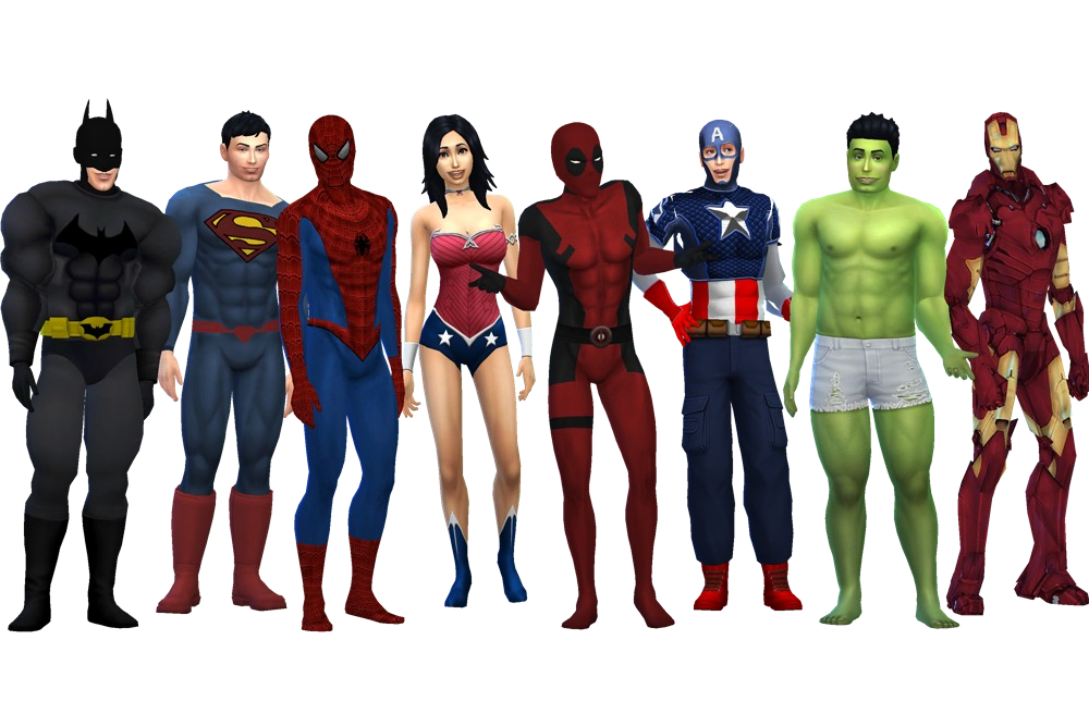 Comics Sims Character Fictional Hero PNG