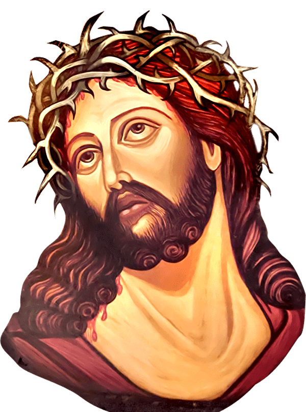 Computer Tunic Jesus Christ Face PNG